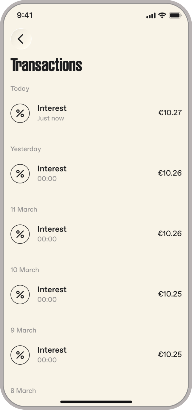 Feels good to get paid every day.