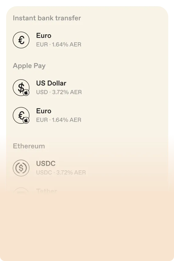 USDC and USDT