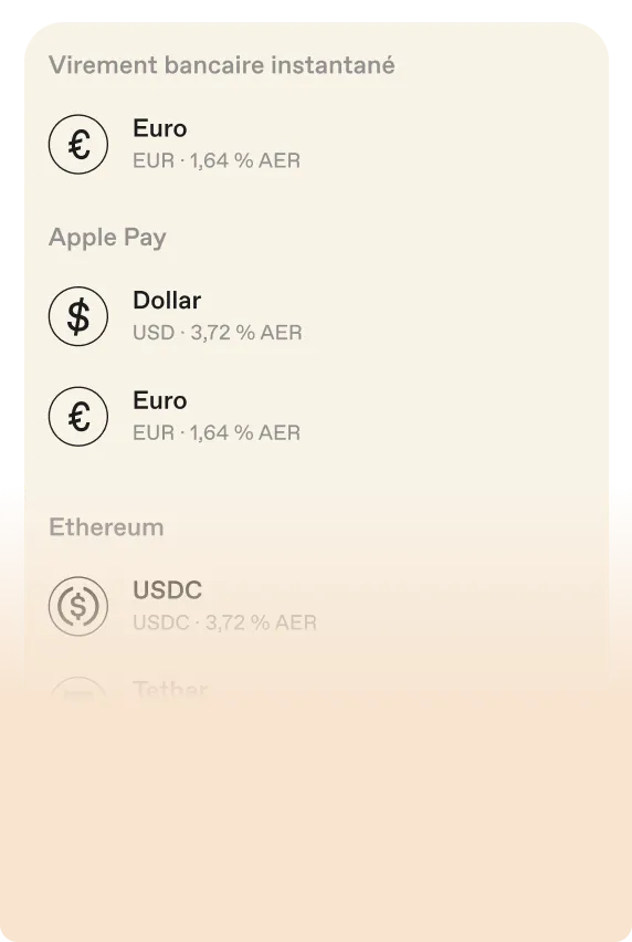 USDC et USDT